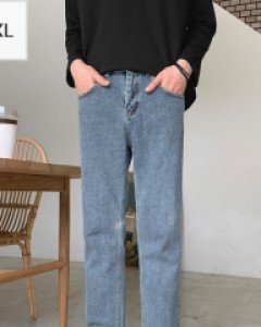 Mulled Tapered Denim Jeans S~3XL(28~38)