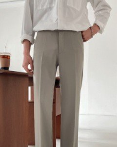 Cheaters Semi Slim Wide Slacks S~XL(28 ~ 34)