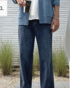 Bumiron Semi-Wide Denim Pants S~3XL(28 ~ 38)