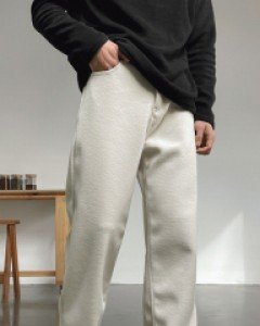 Fix minimal Wide Wool Pants S~L(28~34)