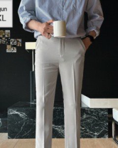 Ring-free modern tunnel banding Slacks S~3XL(28 ~ 38)