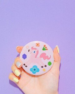 Pink Goods) [Ponys Tail] Round Mini Mirror (2type)