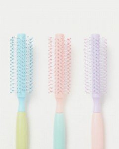 Care item) pastel Color roll comb (Aqua,Pink,Purple)