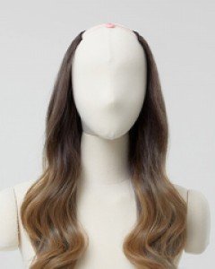 Top open Half Wig Ombre layered Soft Wind Perm (most yarns)