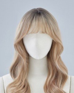 Salon Color Full wig) layered Hug Perm Merni (Misty)