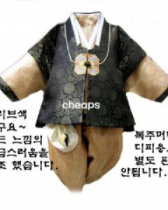 금사단 남아 한복 (올리브)