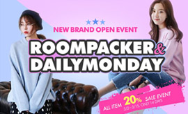 ROOMPACKER X DAILYMONDAY NEW BRAND OPEN EVENT