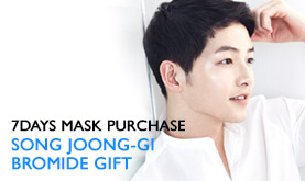 7DAYS MASK purchase Song Joong-gi bromide gift / 7DAYS 面貌购买的话 赠送宋仲基明信片