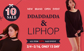 LIPHOP X DDADDADDA NEW BRAND OPEN EVENT