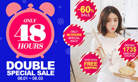 ONLY 48HOURS DOUBLE SALE!