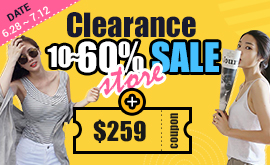 CLEARANCE 10%~60% PROMOTION EVENT!